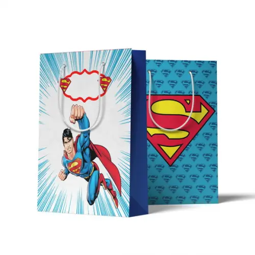 Sacolinha Personalizada Personalizada Super Homem | Lembrancinha Festa Infantil