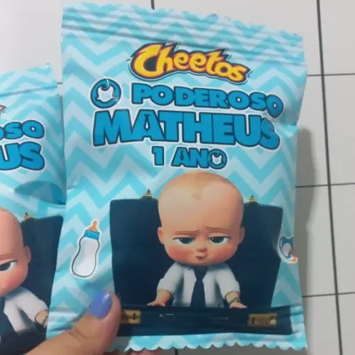 Salgadinho Cheetos Personalizado o Maior Pintor do Mundo | Lembra