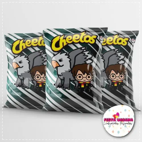 Saquinho Metalizado Ziplock Harry Potter Personalizado | Lembrancinha Festa Infantil
