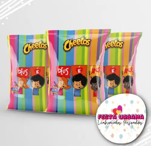 Saquinho 3 Palavrinhas Personalizado | Lembrancinha Festa Infantil