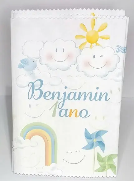 Saquinho 365 Sorrisos Personalizado | Lembrancinha Festa Infantil