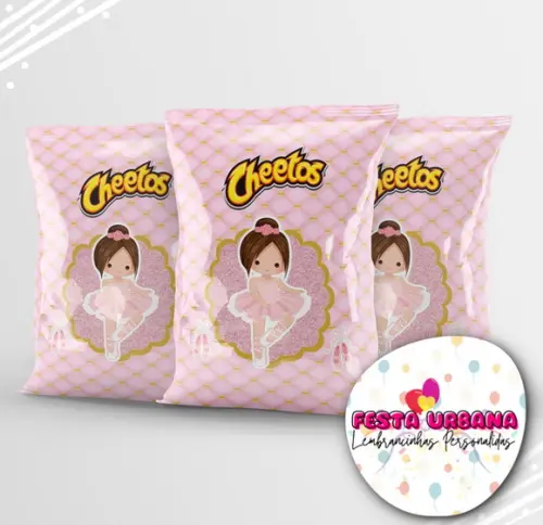 Saquinho Bailarina Personalizado | Lembrancinha Festa Infantil