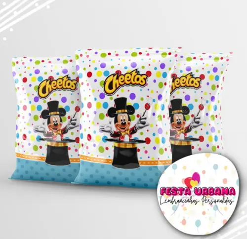 Saquinho Circo do Mickey Personalizado | Lembrancinha Festa Infantil