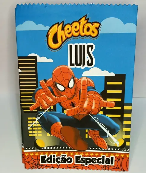 Saquinho Homem Aranha Personalizado | Lembrancinha Festa Infantil