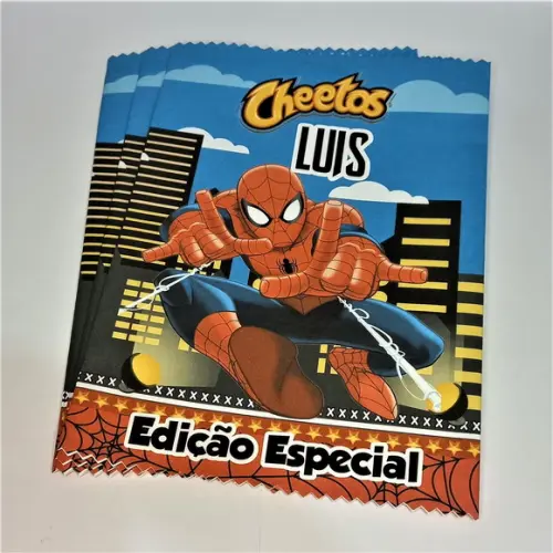 Saquinho Homem Aranha Personalizado | Lembrancinha Festa Infantil