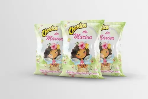 Saquinho Jardim Encantado de Fadas Personalizado | Lembrancinha Festa Infantil