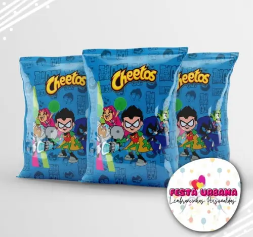 Saquinho Jovens Titãs Personalizado | Lembrancinha Festa Infantil