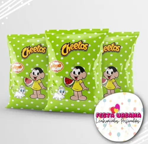 Saquinho Magali Turma da Mônica Personalizado | Lembrancinha Festa Infantil