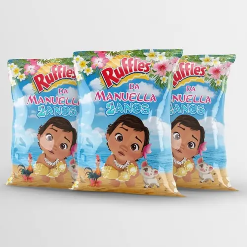 Saquinho Moana Baby Personalizado | Lembrancinha Festa Infantil