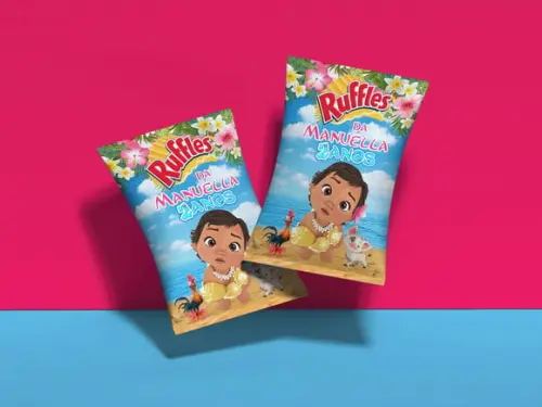 Saquinho Moana Baby Personalizado | Lembrancinha Festa Infantil