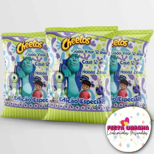 Saquinho Monstros S.a. Personalizado | Lembrancinha Festa Infantil