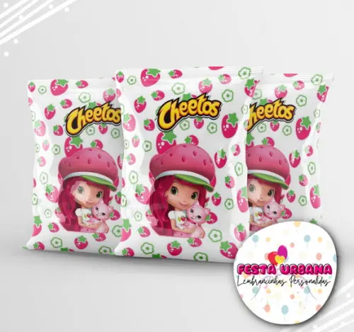 Saquinho Moranguinho Personalizado | Lembrancinha Festa Infantil