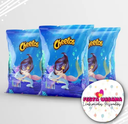 Saquinho Sereia Personalizado | Lembrancinha Festa Infantil
