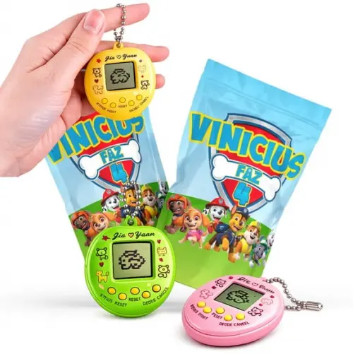 Tamagotchi Patrulha Canina | Bichinho Virtual | Lembrancinha Festa Infantil