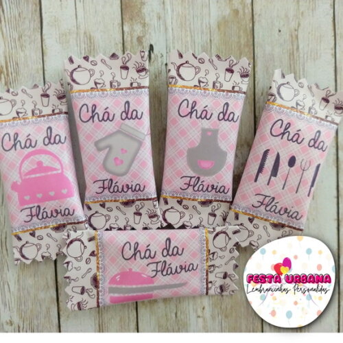 Bala Personalizada Chá de Cozinha | Lembrancinha Festa Infantil