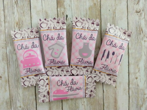 Bala Personalizada Chá de Cozinha | Lembrancinha Festa Infantil
