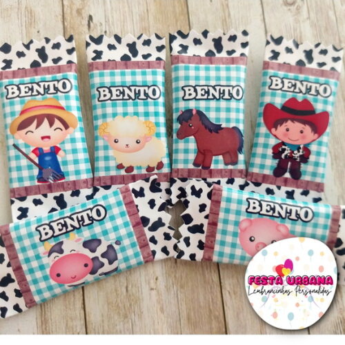 Bala Personalizada Fazendinha | Lembrancinha Festa Infantil