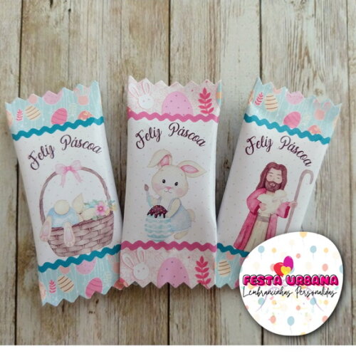 Bala Personalizada Páscoa | Lembrancinha Festa Infantil