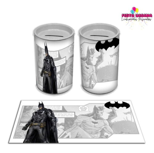 Adesivo Cofrinho Batman | Tubolata Festa Infantil