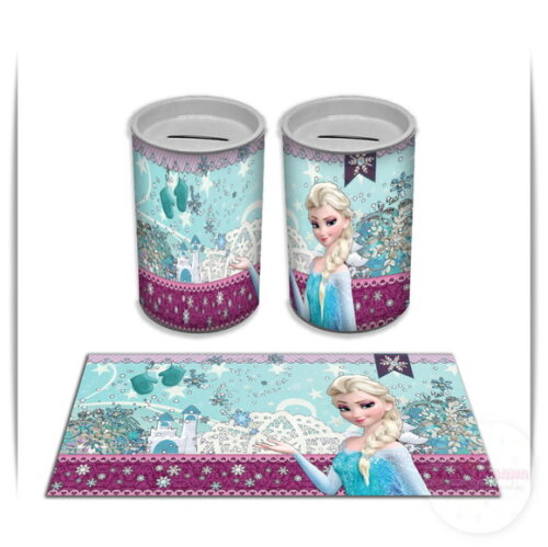 Adesivo Cofrinho Elsa Frozen | Tubolata Festa Infantil