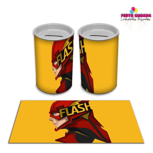 Adesivo Cofrinho Flash | Tubolata Festa Infantil