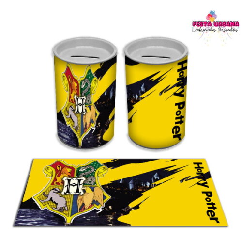 Adesivo Cofrinho Harry Potter | Tubolata Festa Infantil