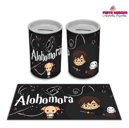 Adesivo Cofrinho Harry Potter | Tubolata Festa Infantil