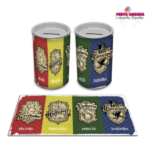 Adesivo Cofrinho Harry Potter | Tubolata Festa Infantil