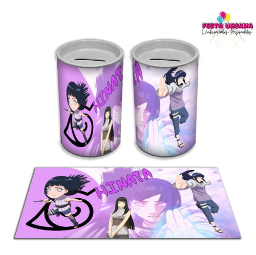 Adesivo Cofrinho Hinata | Tubolata Festa Infantil
