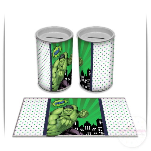 Adesivo Cofrinho Hulk | Tubolata Festa Infantil