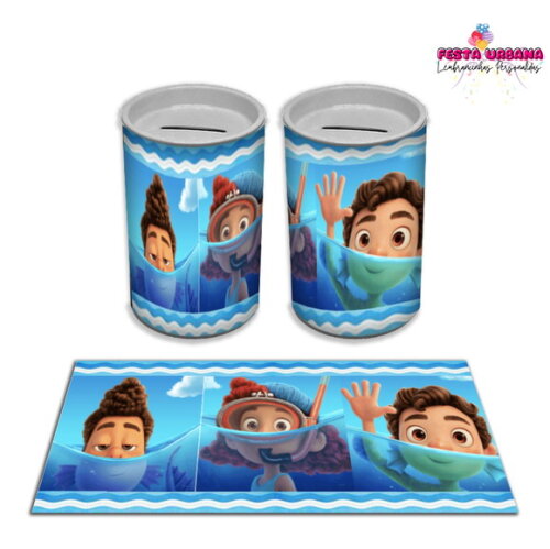 Adesivo Cofrinho Luca | Tubolata Festa Infantil