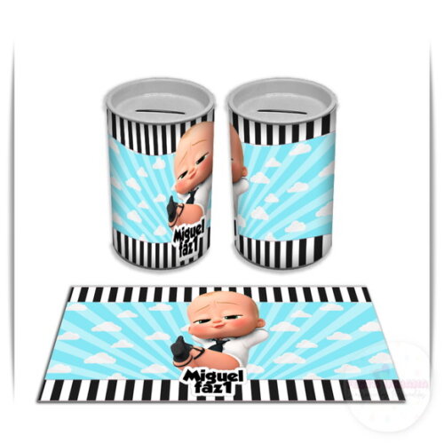 Adesivo Cofrinho Poderoso Chefinho | Tubolata Festa Infantil