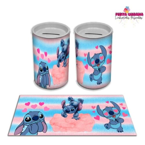 Adesivo Cofrinho Stitch | Tubolata Festa Infantil