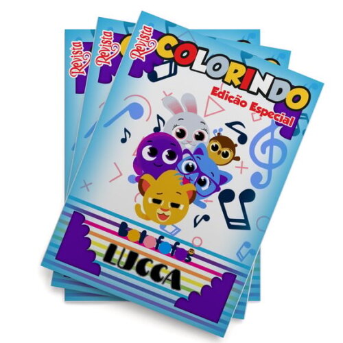Livro de Colorir Bolofofos Tam 14x10 cm | Lembrancinha Festa Infantil