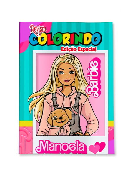 Livro de Colorir  Barbie 14x10 | Lembrancinha Festa Infantil
