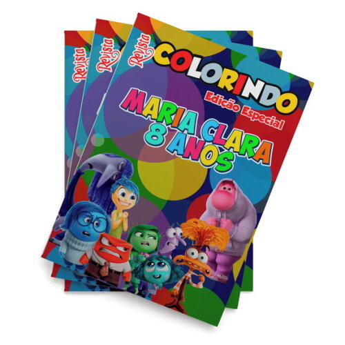Livro de Colorir  Divertidamente 2 Tam: 14x10cm | Lembrancinha Festa Infantil