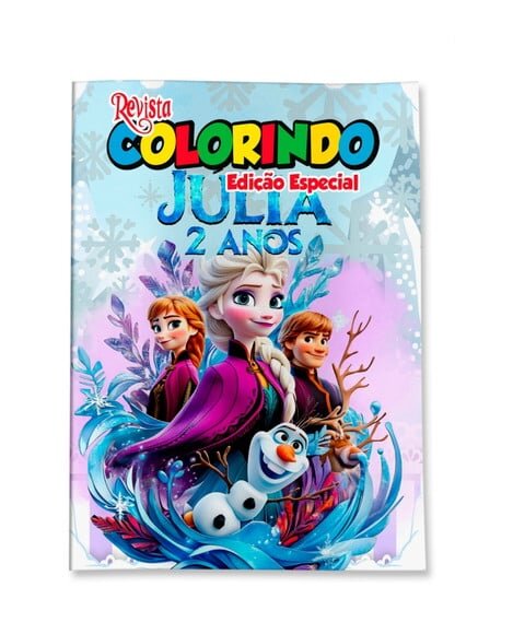Livro de Colorir  Frozen 14x10 | Lembrancinha Festa Infantil