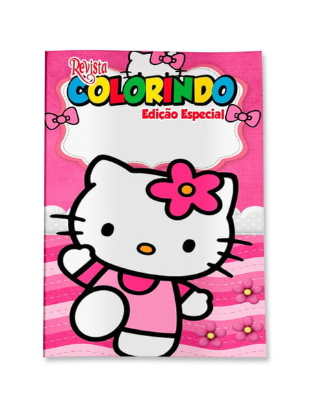 Livro de Colorir  Hello Kitty 14x10 | Lembrancinha Festa Infantil
