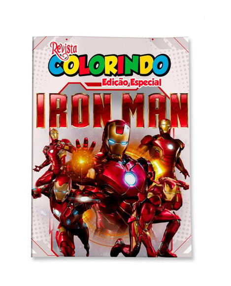 Livro de Colorir  Homem de Ferro 14x10 | Lembrancinha Festa Infantil