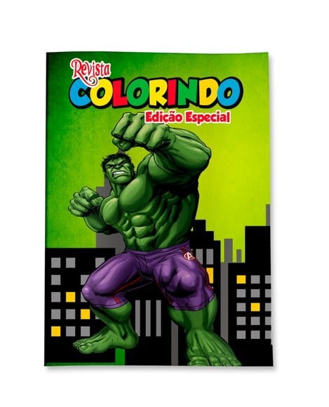 Livro de Colorir  Hulk 14x10 | Lembrancinha Festa Infantil