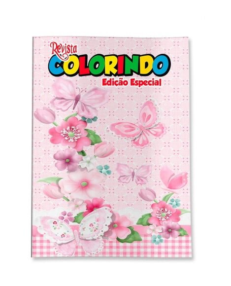 Livro de Colorir  Jardim de Borboletas 14x10 | Lembrancinha Festa Infantil
