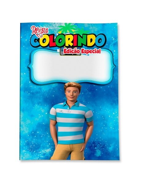 Livro de Colorir  Ken Barbie 14x10 | Lembrancinha Festa Infantil