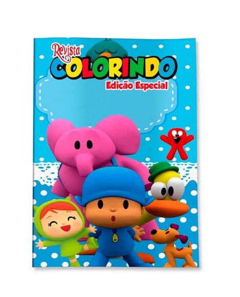 Livro de Colorir  Pocoyo 14x10 | Lembrancinha Festa Infantil