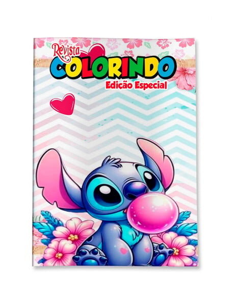Livro de Colorir  Stitch 14x10 | Lembrancinha Festa Infantil
