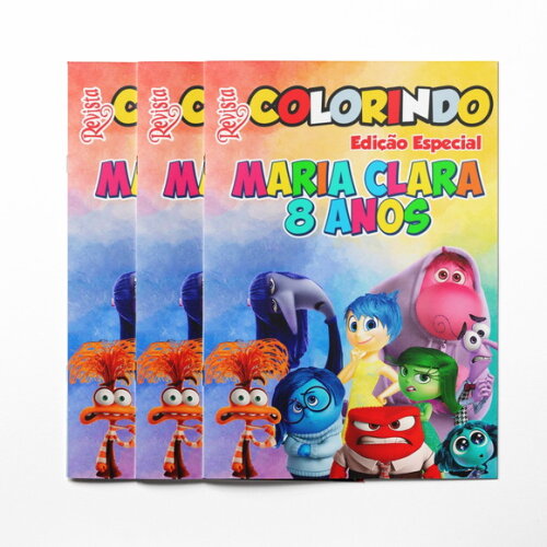 Livro de Colorir  Divertidamente 2 | Tam G 15x21 cm | Lembrancinha Festa Infantil