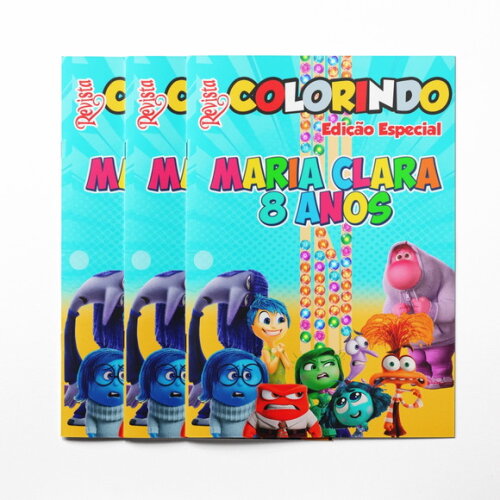Livro de Colorir  Divertidamente 2 | Tam G 15x21 cm | Lembrancinha Festa Infantil