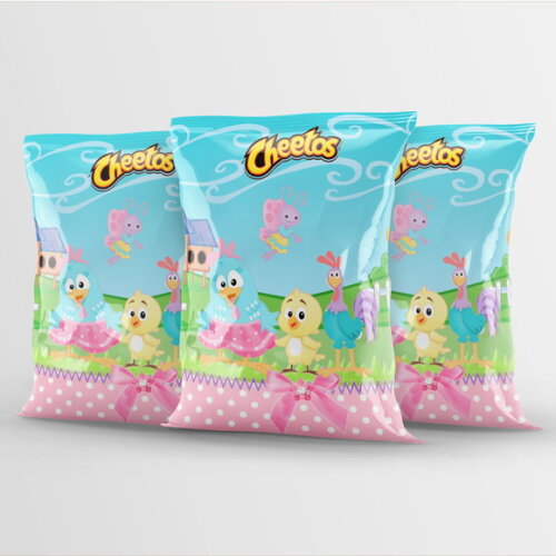 Saquinho para Salgadinho Saquinho Personalizado Galinha Pintadinha Rosa Personalizado | Festa Infantil