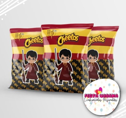 Saquinho para Salgadinho Personalizado Harry Potter Personalizado | Festa Infantil