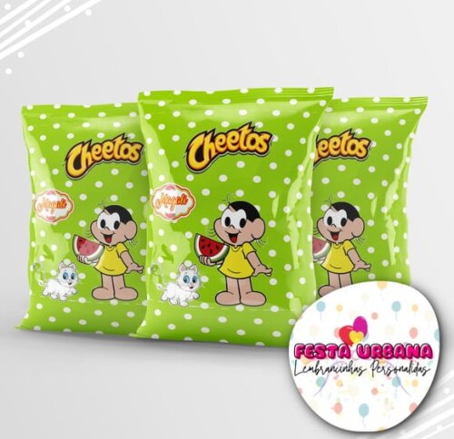 Saquinho para Salgadinho Personalizado Magali Turma da Mônica Personalizado | Festa Infantil