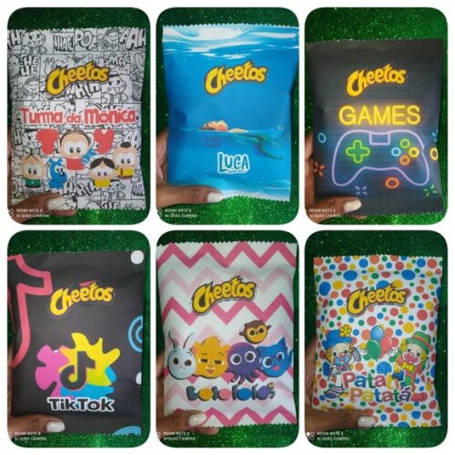 Saquinho para Salgadinho Personalizado Natal Personalizado | Fest